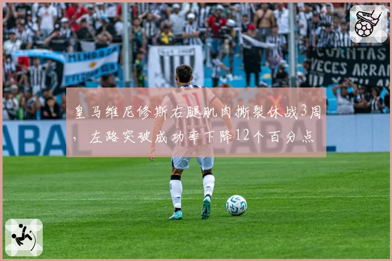 皇马维尼修斯右腿肌肉撕裂休战3周，左路突破成功率下降12个百分点